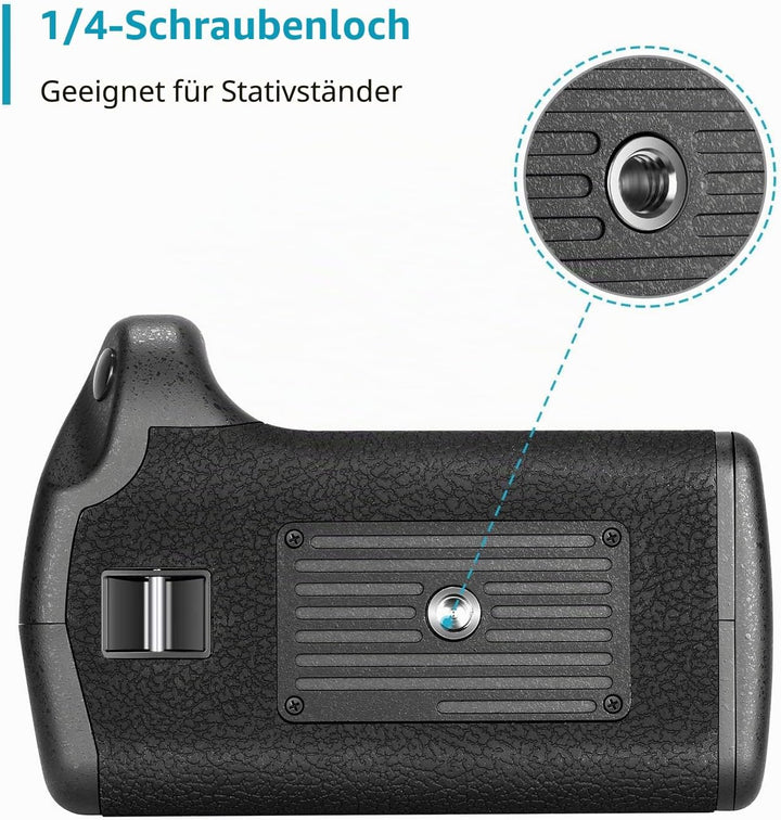 NEEWER Professional Vertikaler Batteriegriff Akkugriff Battery Grip wie der Nikon BG-2F für Nikon D3