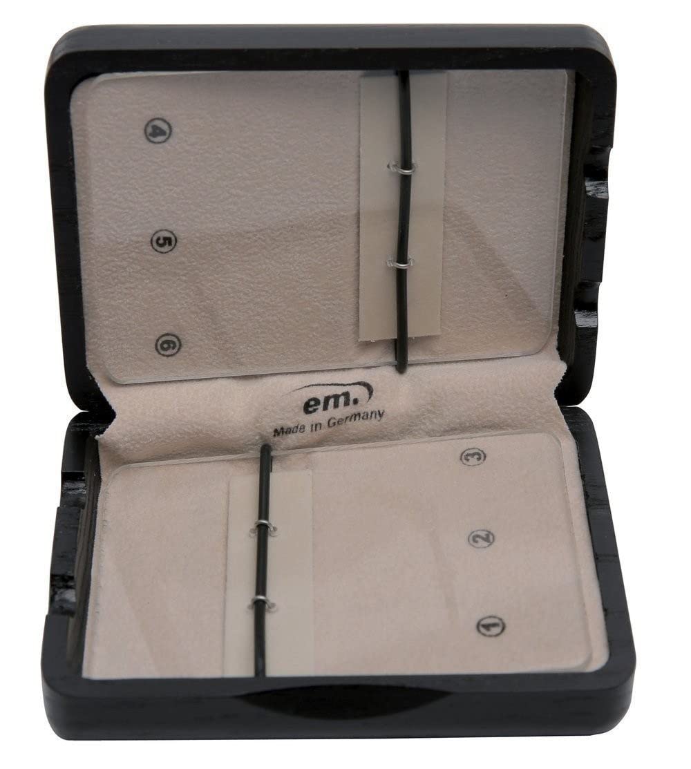 Gewa 751024 Blätteretui Tenor Saxophon 6 Blätter, schwarz lackiert, schwarz