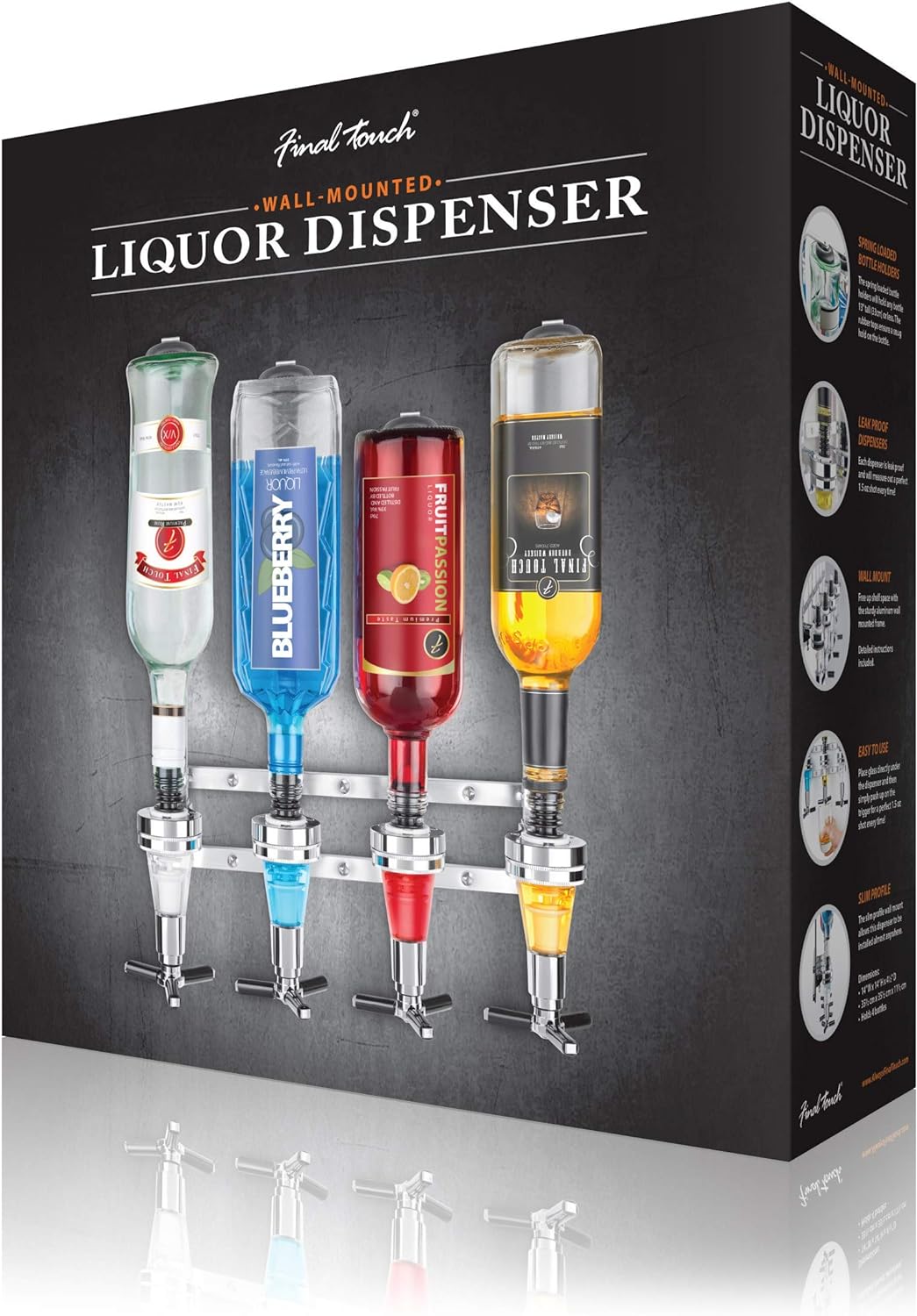 Final Touch Wall Mounted Liquor Dispenser by Final Touch