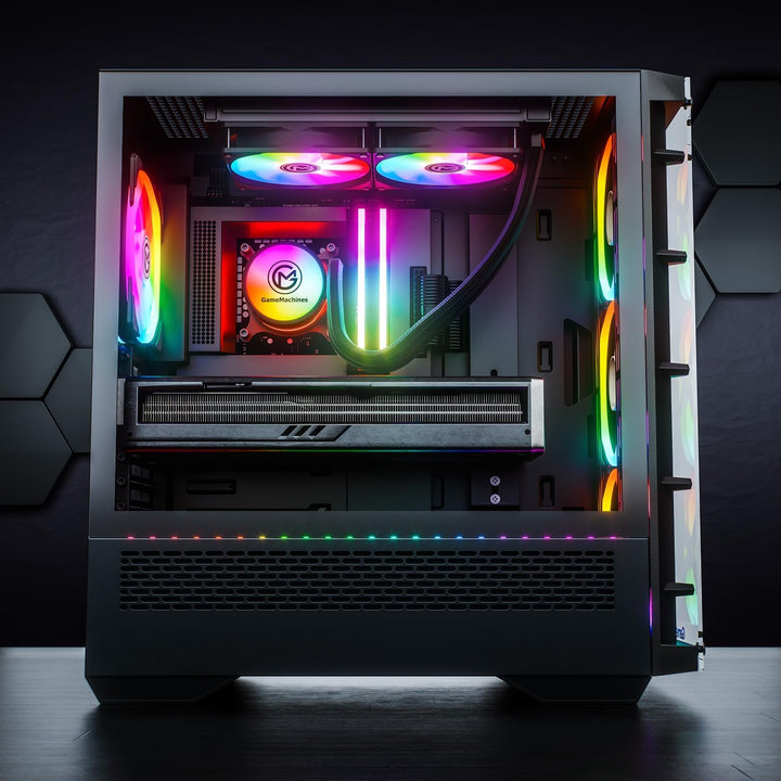 GameMachines Storm - Gaming PC - Intel® Core™ i7 14700KF - NVIDIA GeForce RTX 4060 Ti - Wasserkühlun