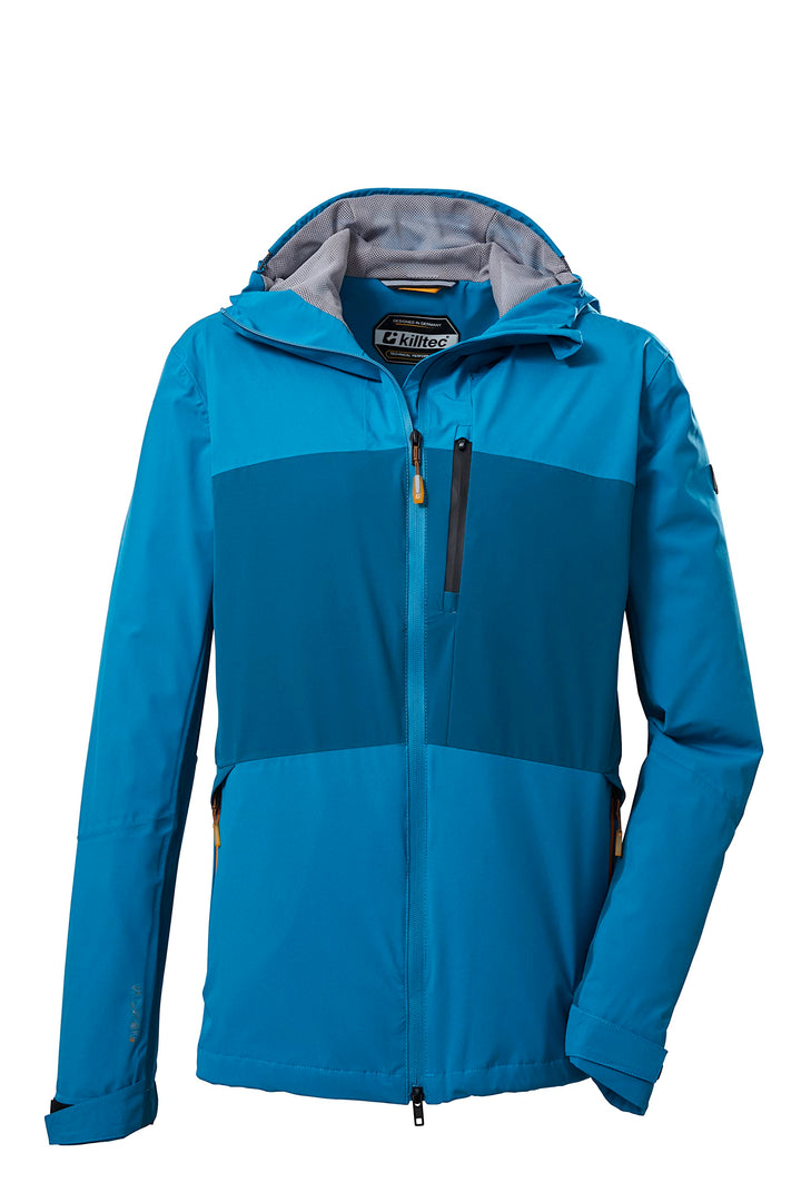 Killtec Herren Kos 31 Mn Jckt Funktionsjacke/Outdoorjacke mit Kapuze und Unterarmventilation M dunke