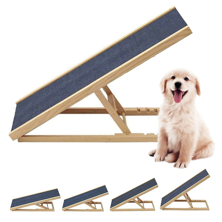 Hundetreppe Kleine Grosse Hunde und Katzen - Hochwertiger Hunderampe Auto Klappbar, Hundeleiter vers