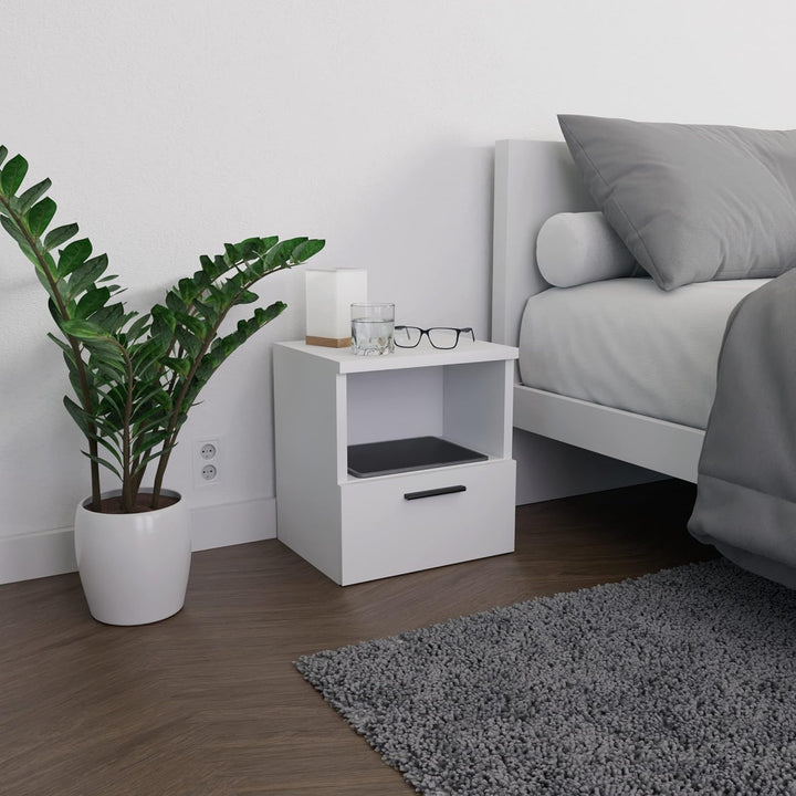 Home Glow Nachttische, Nachttischschubladen, Nachttischschrank, 1 Schublade, Beistelltisch mit Ablag