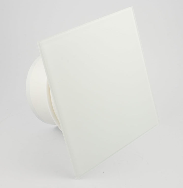 Ventilator Lüfter Badlüfter Mit integrierte Rückschlagklappe Glasfront stark 105 m³/h sehr leise 39