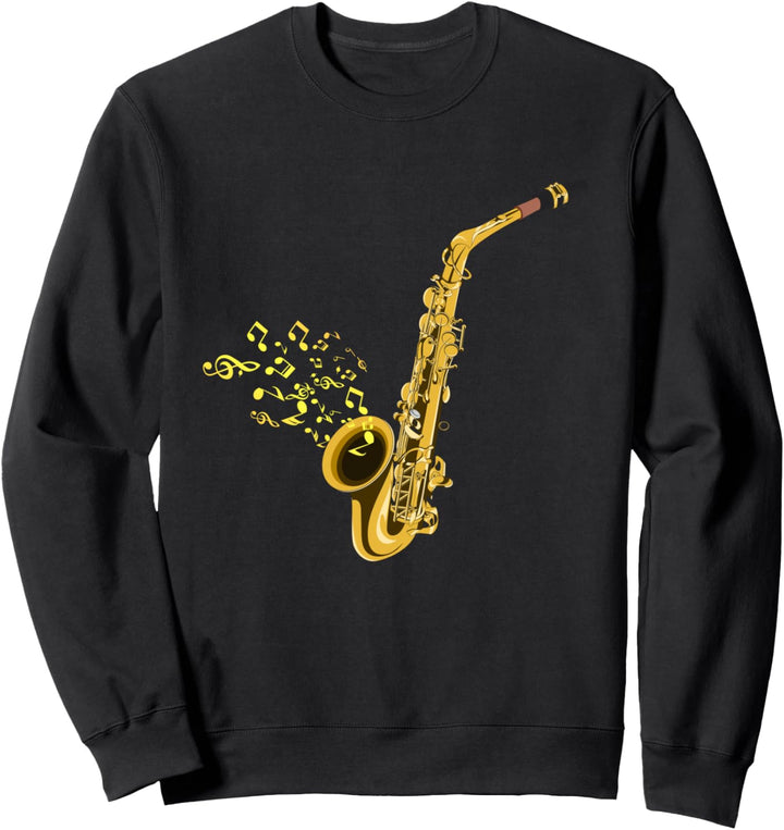 Saxophonist Jazz Musiker Saxophonspieler Musik Saxophon Sweatshirt