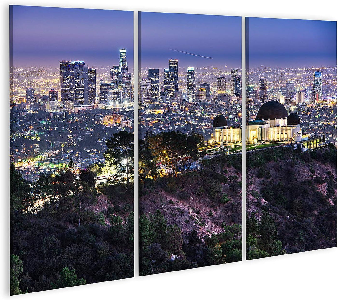islandburner Bild auf Leinwand Griffith Obervatory Und Innenstadt Von Los Angeles Kalifornien Usa Sk