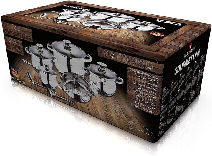 Blaumann Töpfe und Pfannen 10 tlg. Set Jumbo Gourmet Line