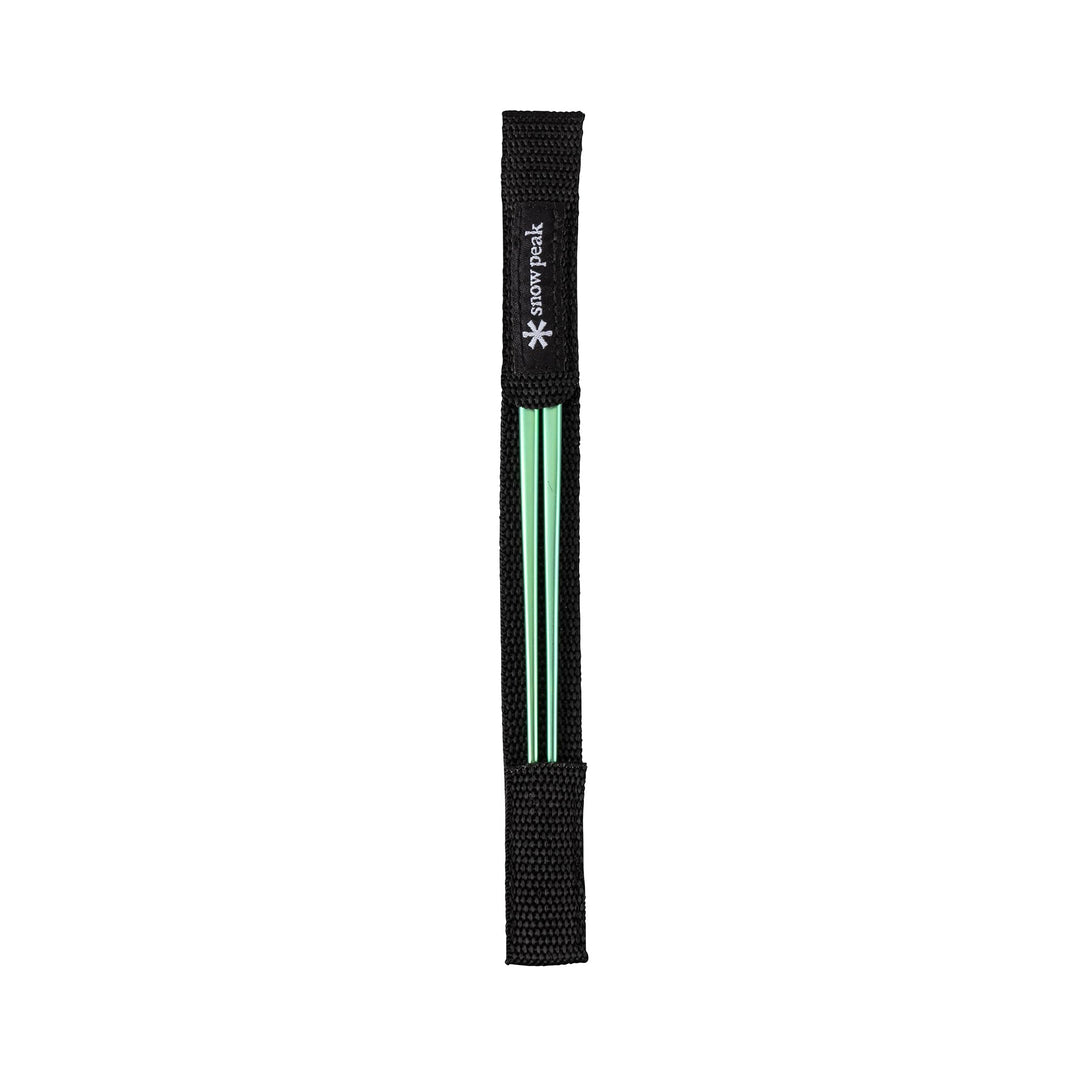 Snow Peak SCT-115-GR Chopsticks, Titanium, Green, Green