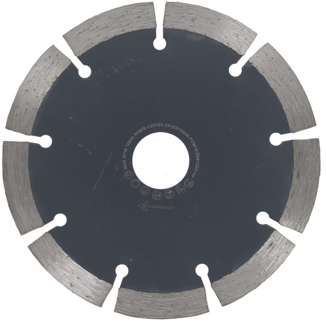 PRODIAMANT Diamanttrennscheiben Set 2x 125mm universal Trennscheibe für Stein, Beton, Granit, Mauerw