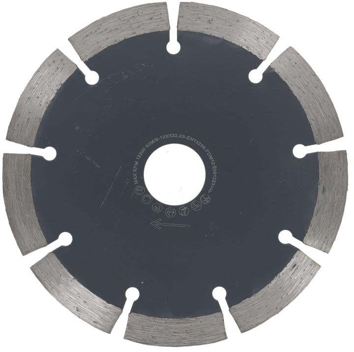 PRODIAMANT Diamanttrennscheiben Set 2x 125mm universal Trennscheibe für Stein, Beton, Granit, Mauerw