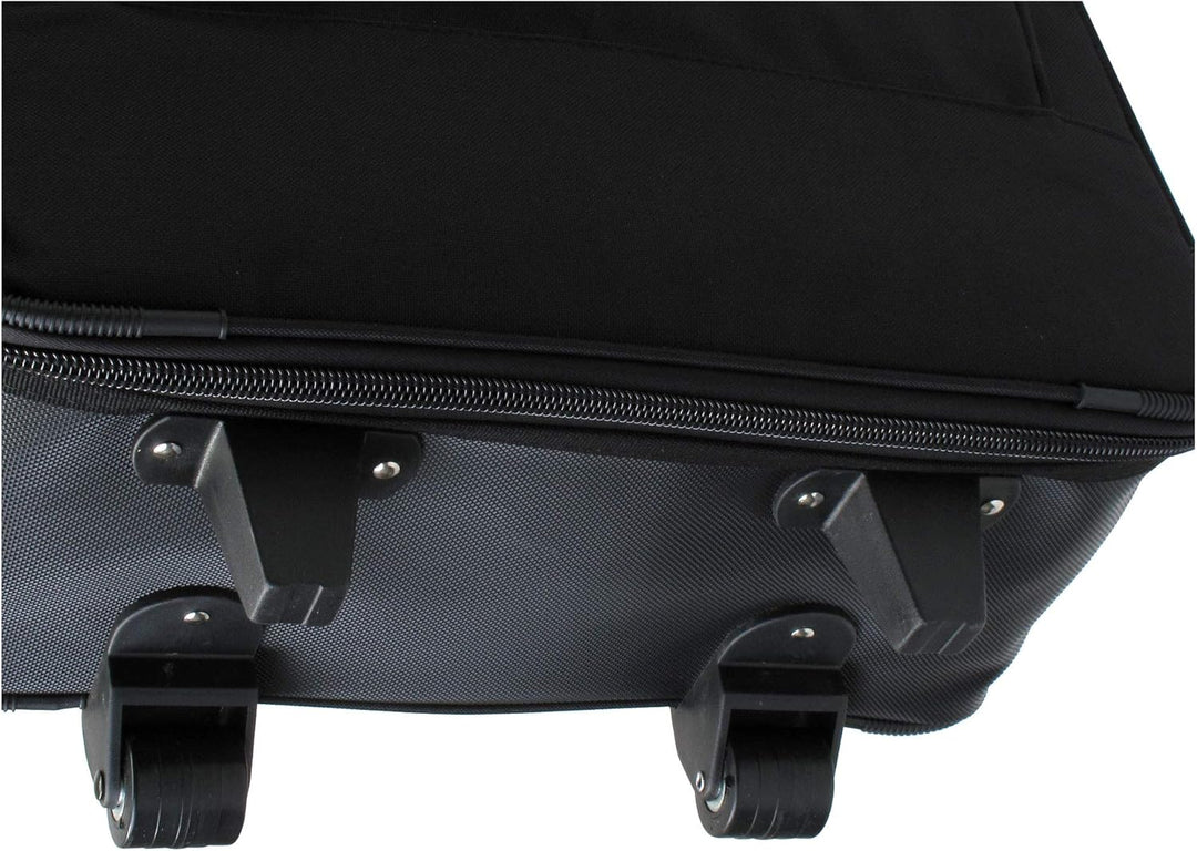 Classic Cantabile Keyboardtasche mit Rollen 140 cm schwarz (robuster Gigbag, Innenmasse, 140 x 46 x