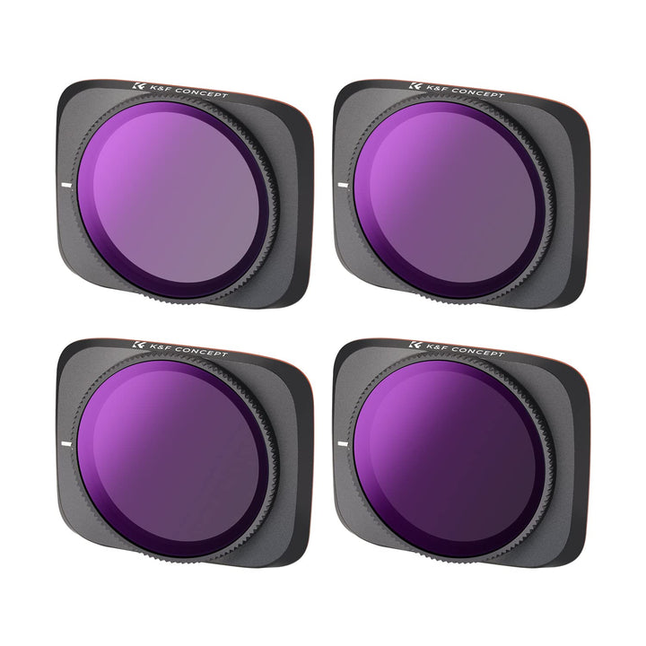 K&F Concept Bright Day - 4 Pack ND/PL Filtersets(ND8/PL,ND16/PL,ND32/PL,ND64/PL) Kompatibel mit Air