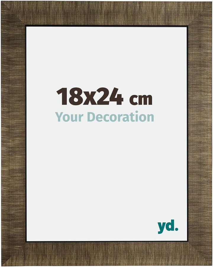 yd. Your Decoration - Bilderrahmen 18x24 cm - Bilderrahmen aus Holz mit Acrylglas - Antireflex - Aus