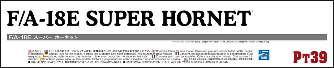 Hasegawa PT39 - F/A-18E Super Hornet