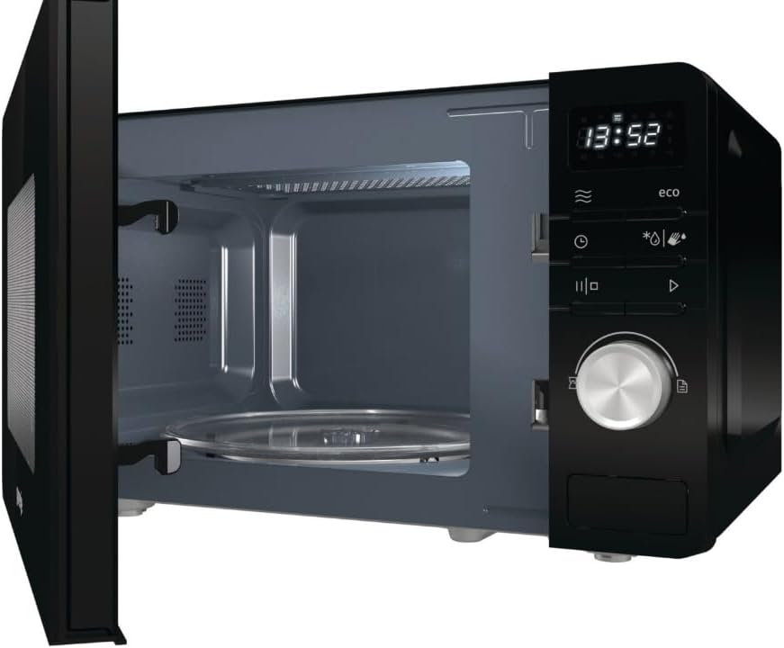 Gorenje MO 20 A3B Mikrowelle, SmartDisplay Funktion, 20 Liter - 800 Watt - Schwarz
