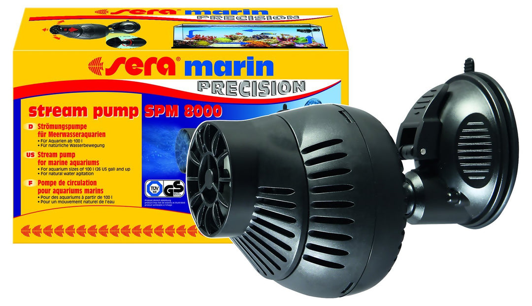 sera 31112 marin stream pump SPM 8000 - Strömungspumpe für Meerwasseraquarien ab 100 Liter , Small