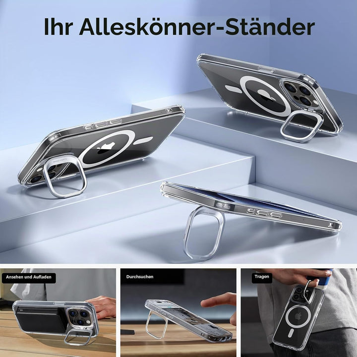 ESR für iPhone 13 Pro Hülle, Kompatibel mit MagSafe, Kamera Ständer Handyhülle iPhone 13 Pro Case, M