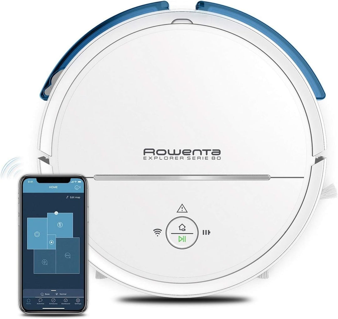 ROWENTA X-PLORER Serie 80 Saugroboter, hochpräzise Steuerung, personalisierte Einstellungen, Wischen