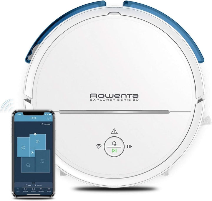 ROWENTA X-PLORER Serie 80 Saugroboter, hochpräzise Steuerung, personalisierte Einstellungen, Wischen