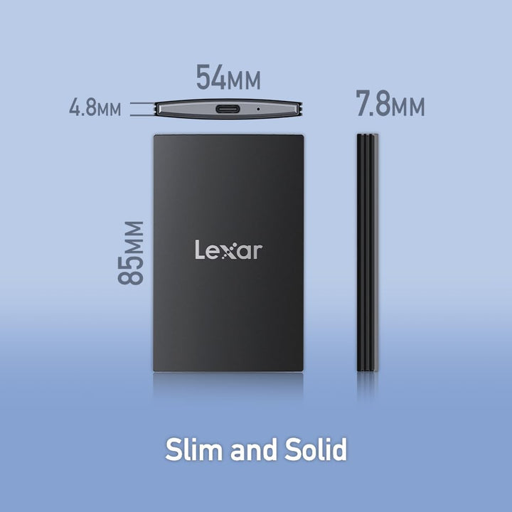 Lexar Externe SSD 1TB, USB 3.2 Gen2x2 Portable SSD, bis zu 2000 MB/s Lesen, 1800 MB/s Schreiben, Tra