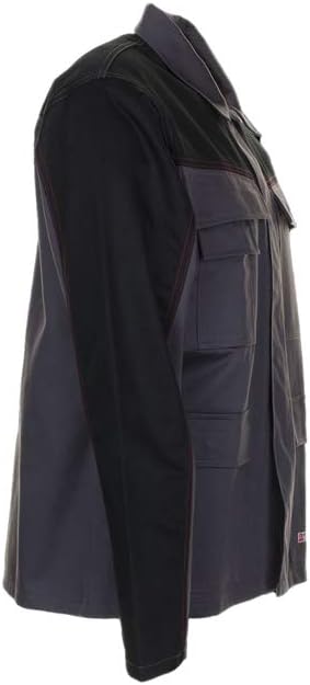 Planam Grösse 44 Herren Weld Shield Jacke grau schwarz Modell 5511 Grau/Schwarz 44, Grau/Schwarz 44