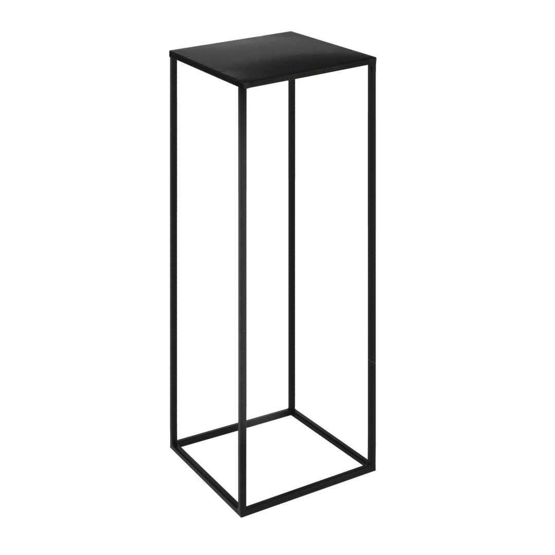 Metall Blumenständer Ständer für Blumentopf Modernes Loft Industriell Plant Stand (Schwarz), 70Hx24x
