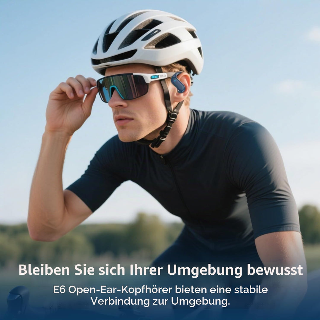 Open Ear Kopfhörer Bluetooth 5.4 HiFi Stereo, 2026 Kopfhörer Kabellos Bluetooth mit ENC Noise Cancel