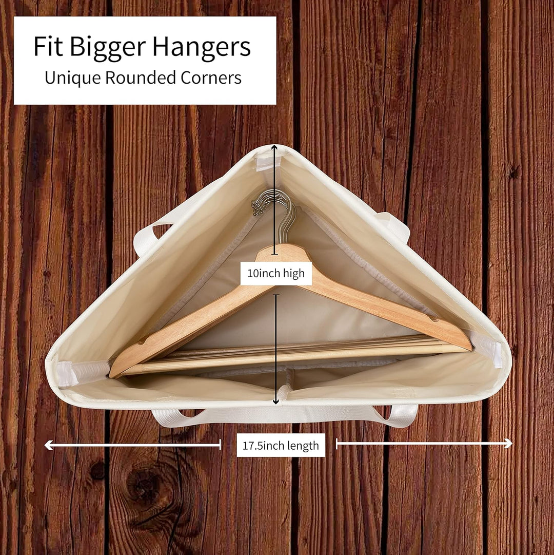 Clothes Hanger Organizer Bag with Handles, Hanger Holder, Hanger Storage, Hanger Stacker, Hanger Cad