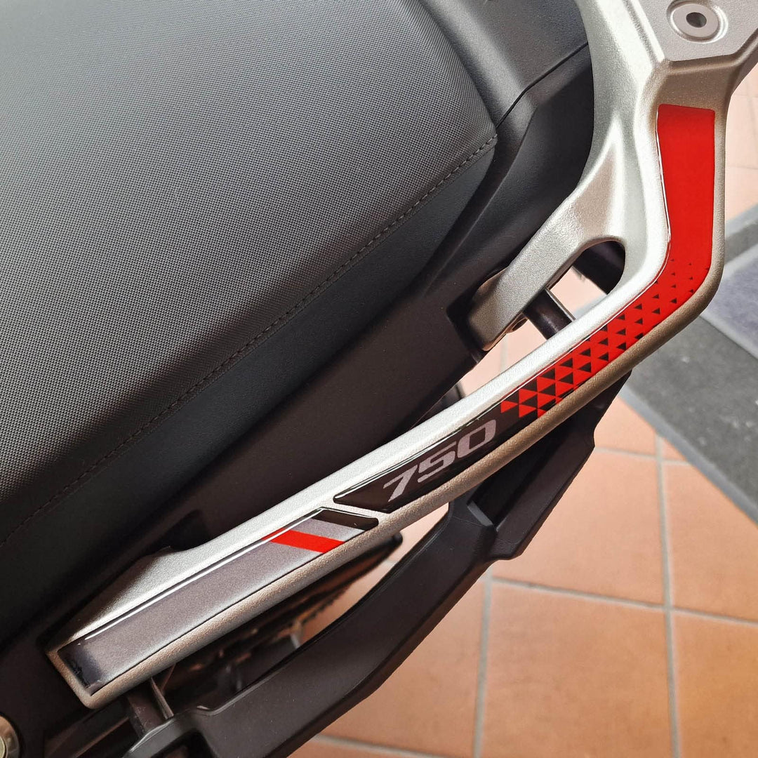 Resin Bike Aufkleber Motorrad Kompatibel Mit Honda Transalp XL 750 2023. Schutz Motorrad Griffe Pass