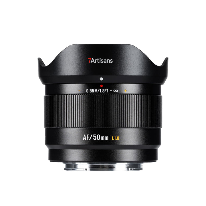 7artisans AF 50mm F1,8 APS-C FX-Objektiv, 180g, grosse Blende, Autofokusobjektiv mit Gesichts-/Augen