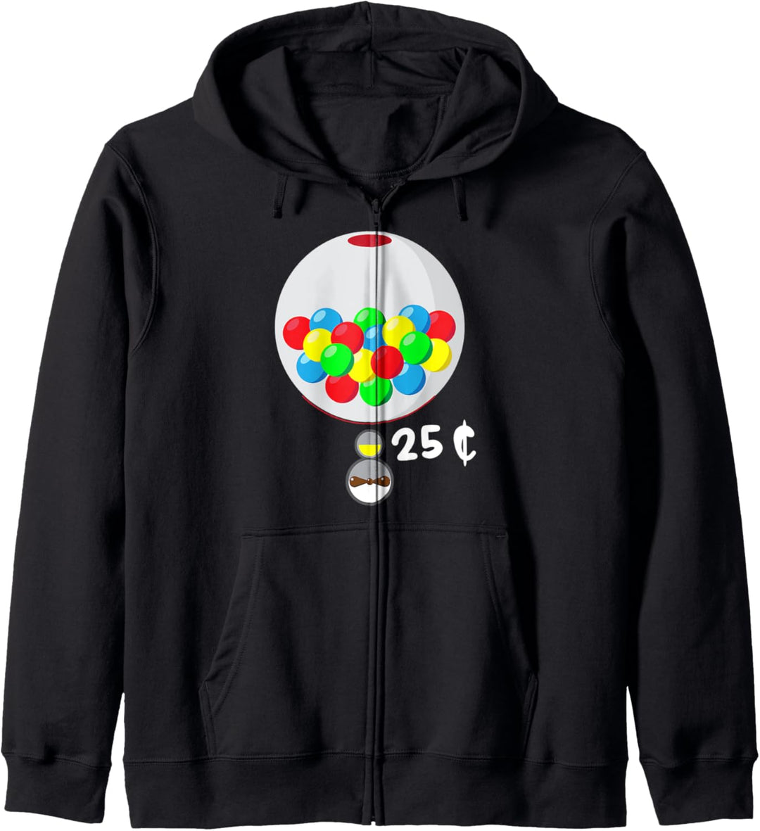Einfache Halloween Kostüm Idee Kaugummi Maschine Paare Kapuzenjacke