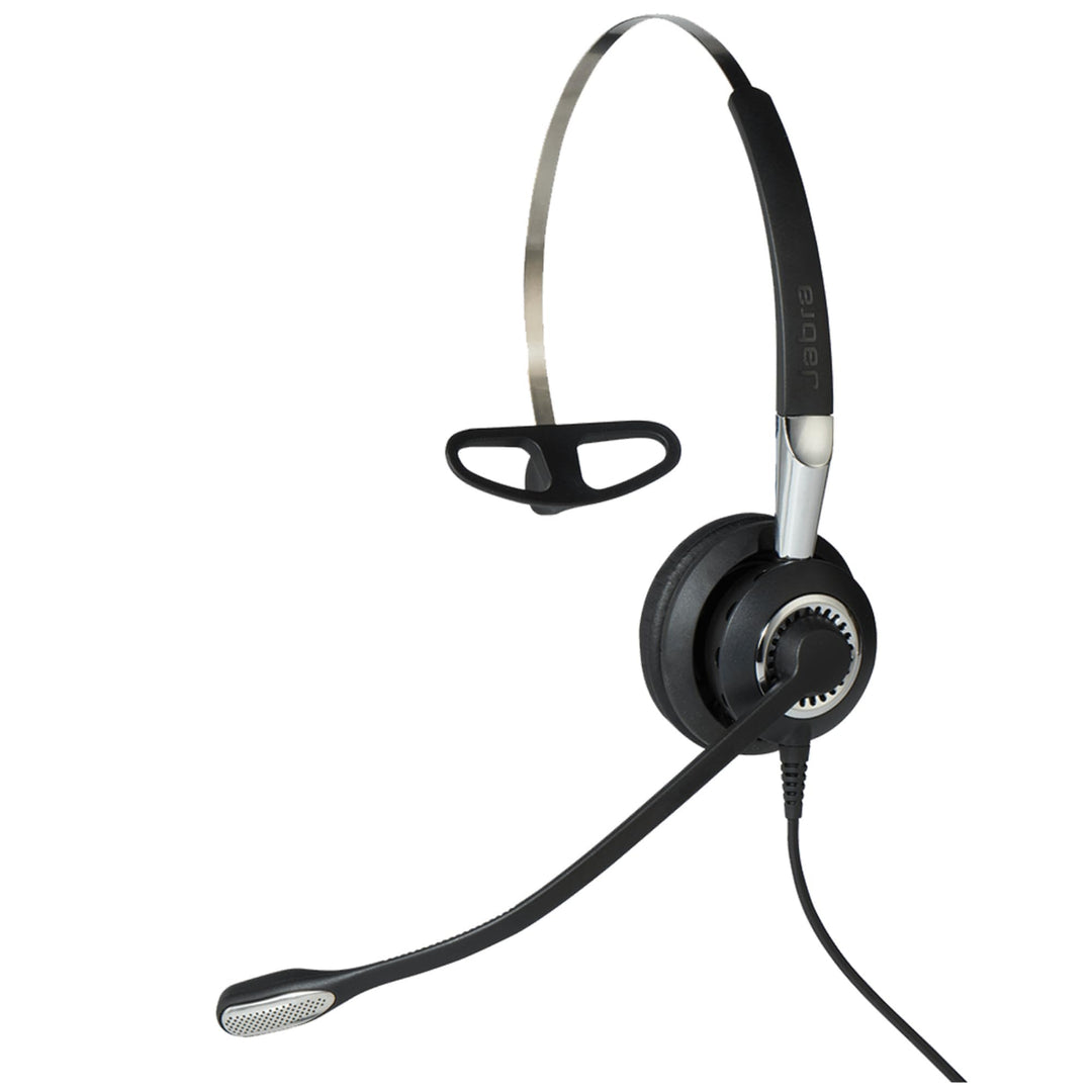 Jabra Q711365 Biz 2400 II QD Mono leichtes Call-Center-Kabel-Headset für Unify OpenStage, 3-in-1-Tra