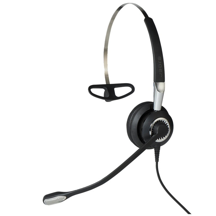 Jabra Q711365 Biz 2400 II QD Mono leichtes Call-Center-Kabel-Headset für Unify OpenStage, 3-in-1-Tra