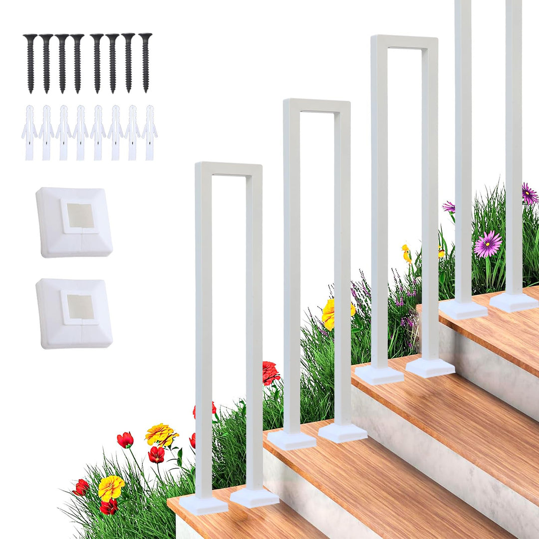 U-FöRmige GeläNder Treppe, TreppengeläNder Innen, Handlauf, Metal Drinnen/RaussEn, Nordic Modern sch