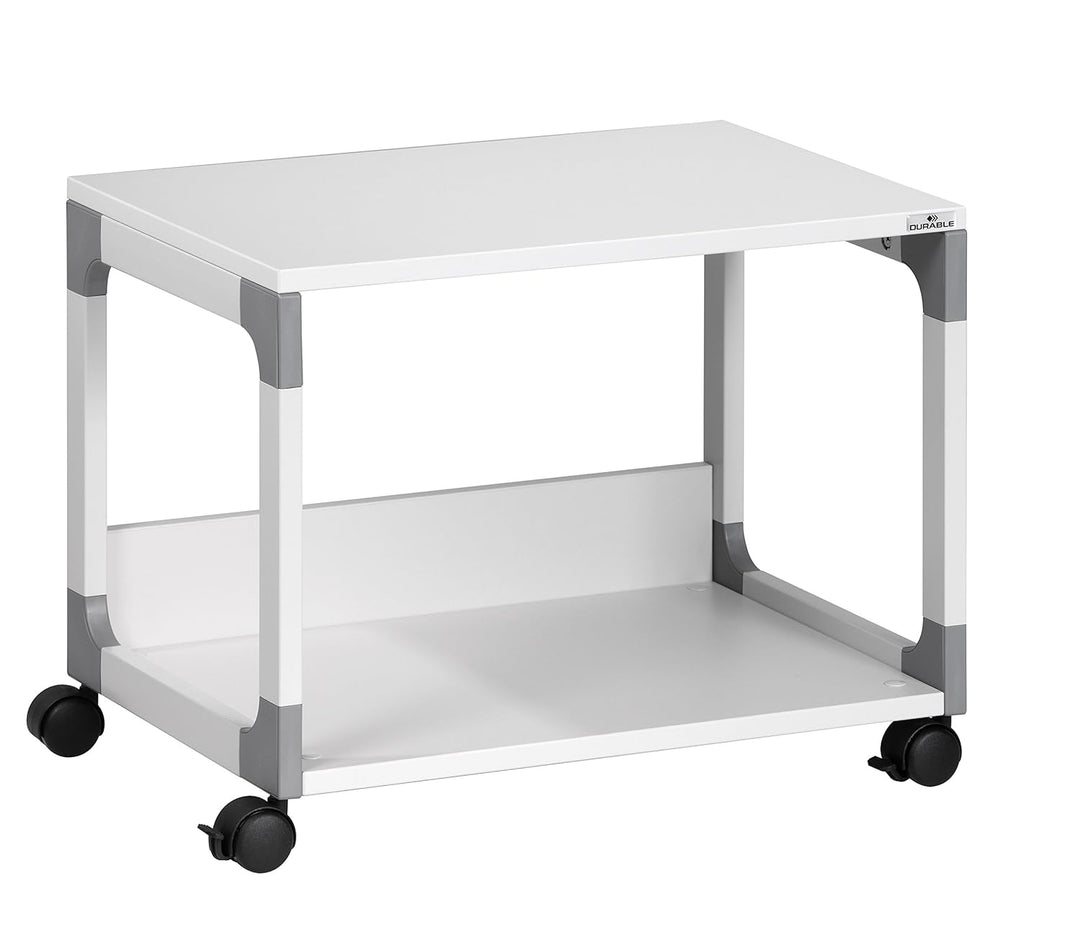 Durable System Multi Trolley 48, grau, glasfaserverstärkte Ecken, Kippschutz - 600 x 477 x 432 mm, 3