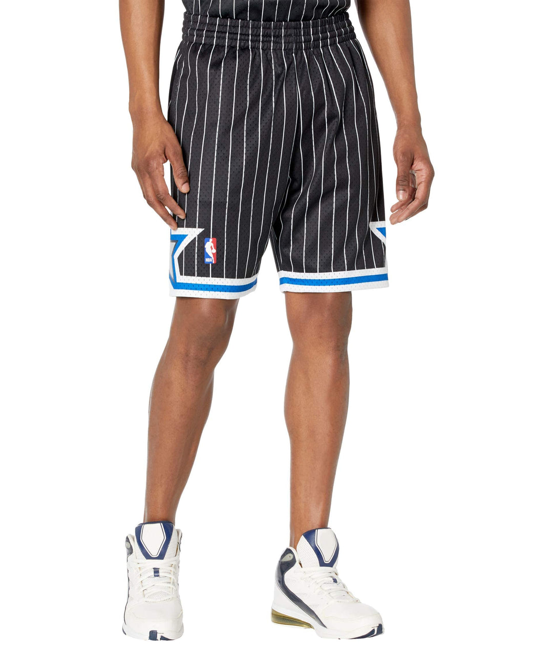 Mitchell & Ness Swingman Shorts 2.0 - O. Magic, Black L Schwarz, L Schwarz