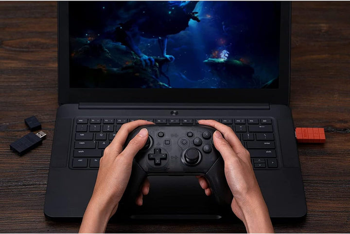 Mcbazel 8Bitdo USB Wireless Adapter 2 mit OTG Adapter Zubehör für Switch OLED/Switch, Windows, Mac &amp;