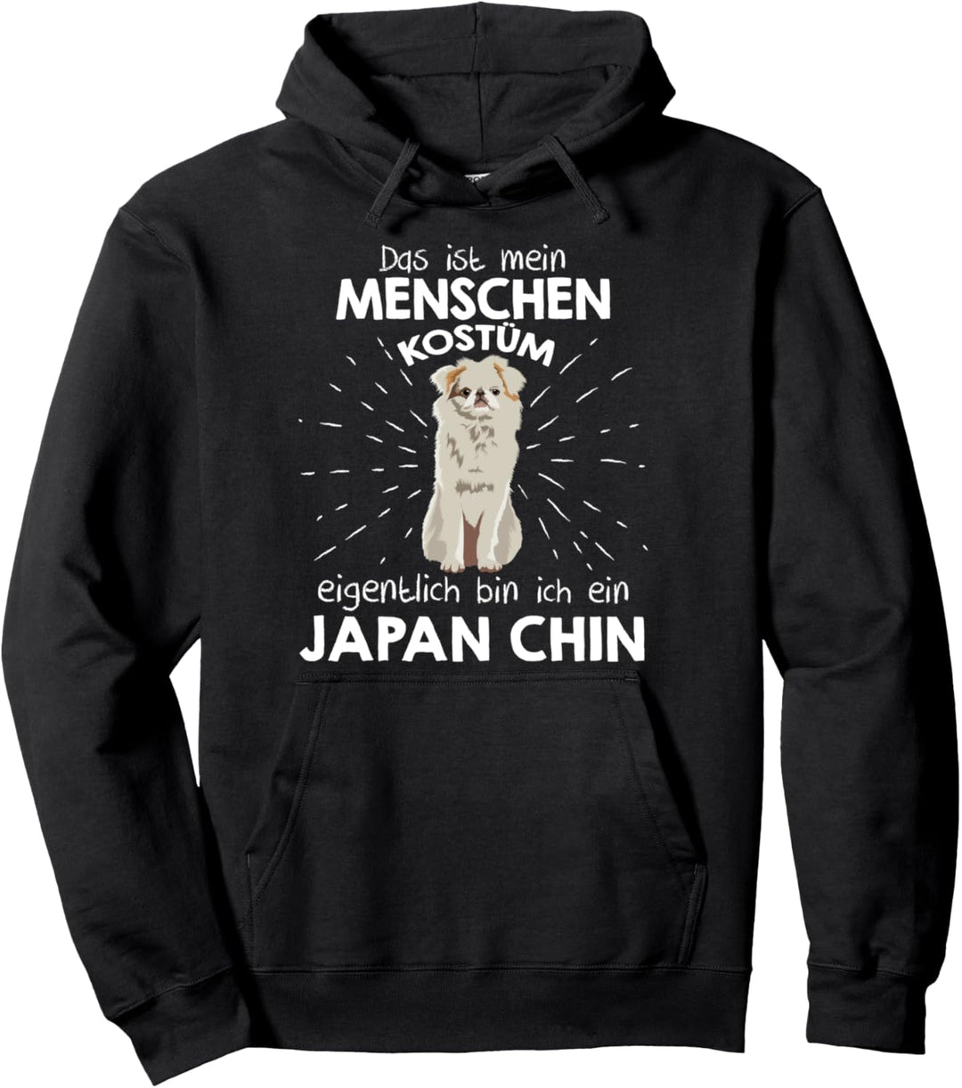 Mein Menschen Kostüm Bin ich ein Japan Chin Pullover Hoodie