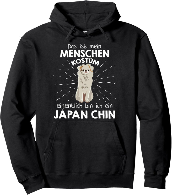 Mein Menschen Kostüm Bin ich ein Japan Chin Pullover Hoodie