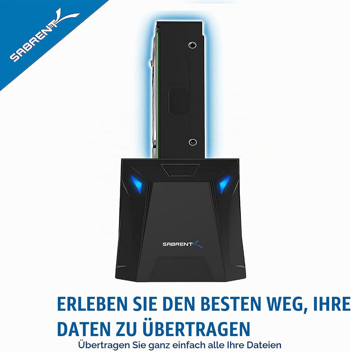 SABRENT SSD/HDD 2,5/3,5 Zoll Docking Station, festplatten gehäuse, USB 3.2 Gen1 Hard Drive, sata auf