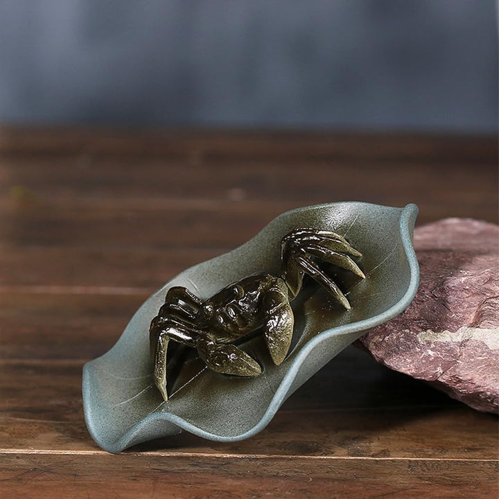 Farbwechsel-Tee Pet Ornament Handmade Blatt Ornament Tea Wiedergabe Tee-zubehör