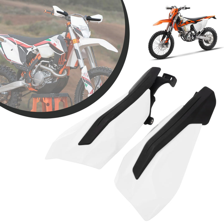 Handprotektoren Motorrad,Enduro Handschützer,Motorrad Handschutz-Weiss, Weiss
