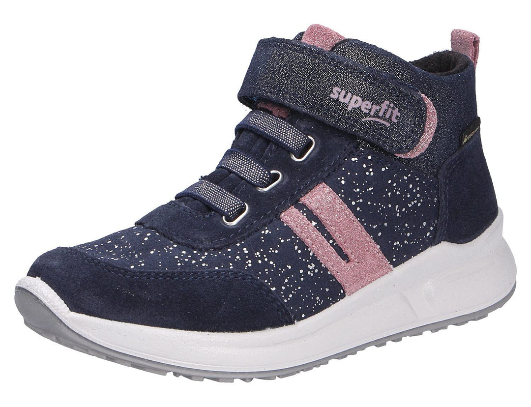 Superfit Mädchen MERIDA leicht gefütterte Gore-Tex Sneaker 26 EU Blau Lila 8000, 26 EU Blau Lila 800