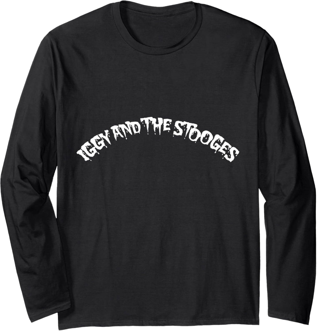 Iggy and The Stooges Drip Logo Officially Licensed Langarmshirt
