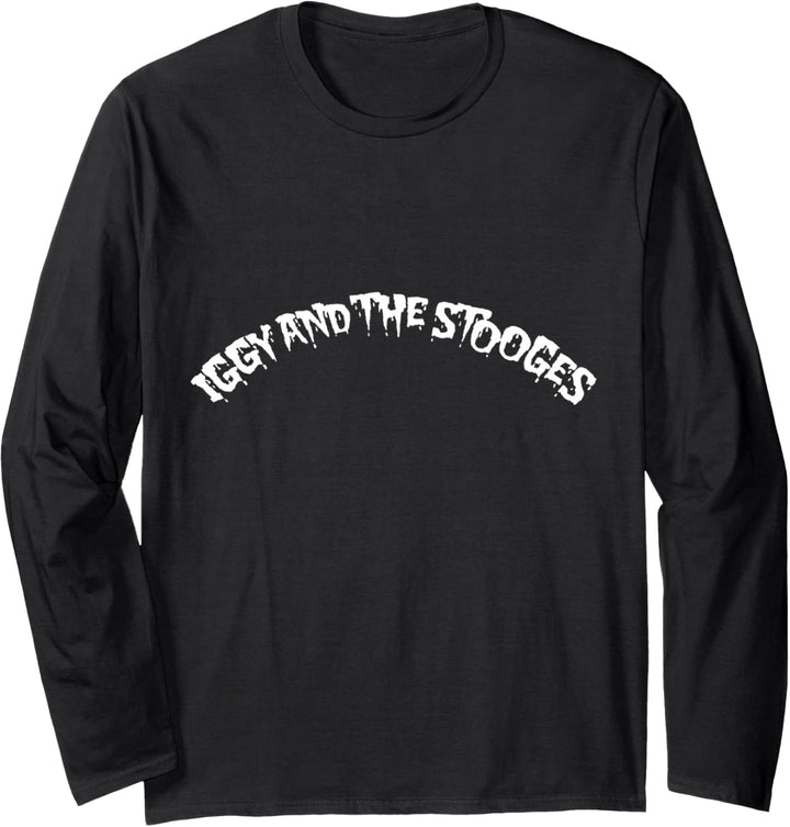 Iggy and The Stooges Drip Logo Officially Licensed Langarmshirt