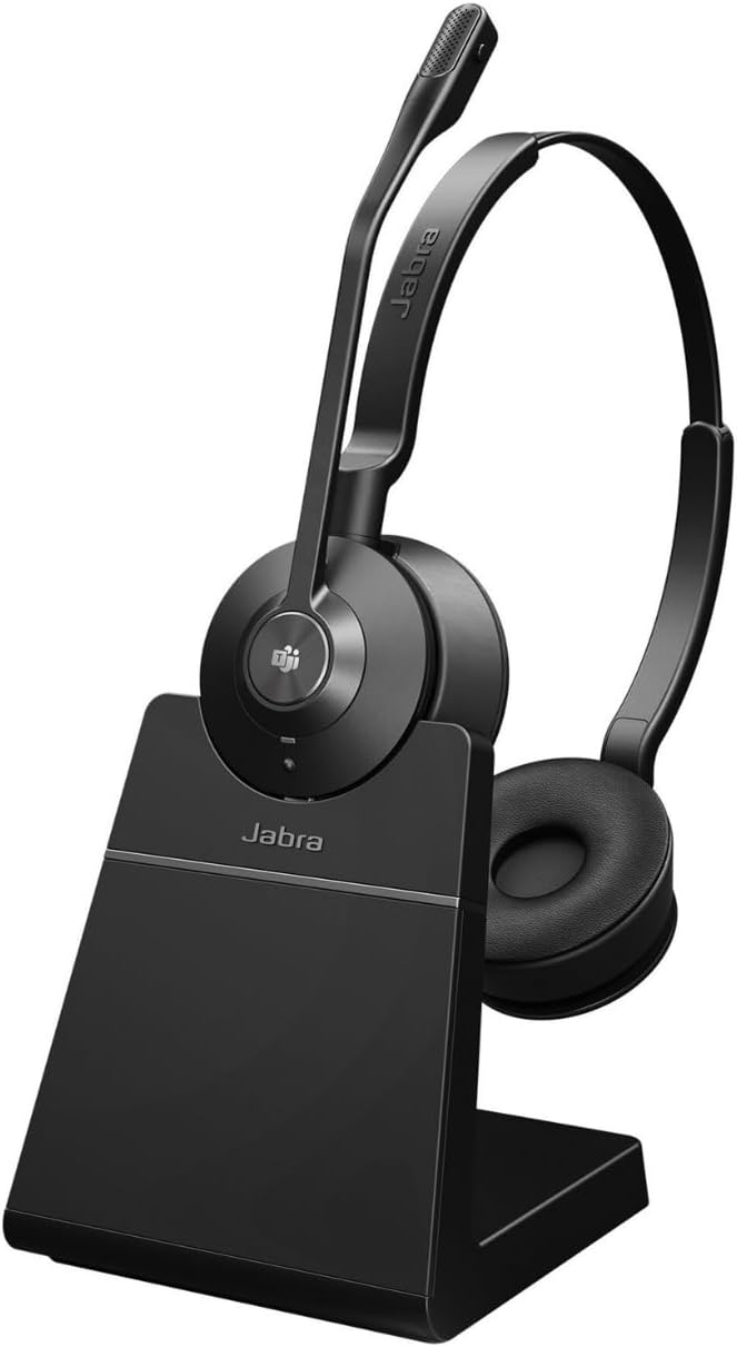 Jabra Engage 55 Stereo-Headset MS, Link 400a DECT-Adapter USB-A, Engage 55 Tischständer, 1,2 m USB-C