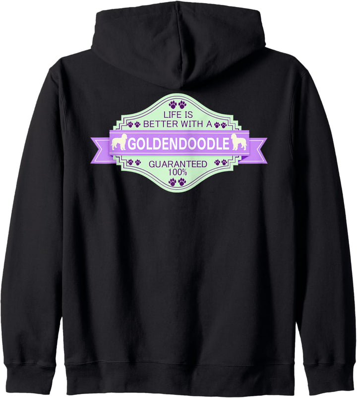 Goldendoodle-Hund | Life is better with Goldendoodle Kapuzenjacke
