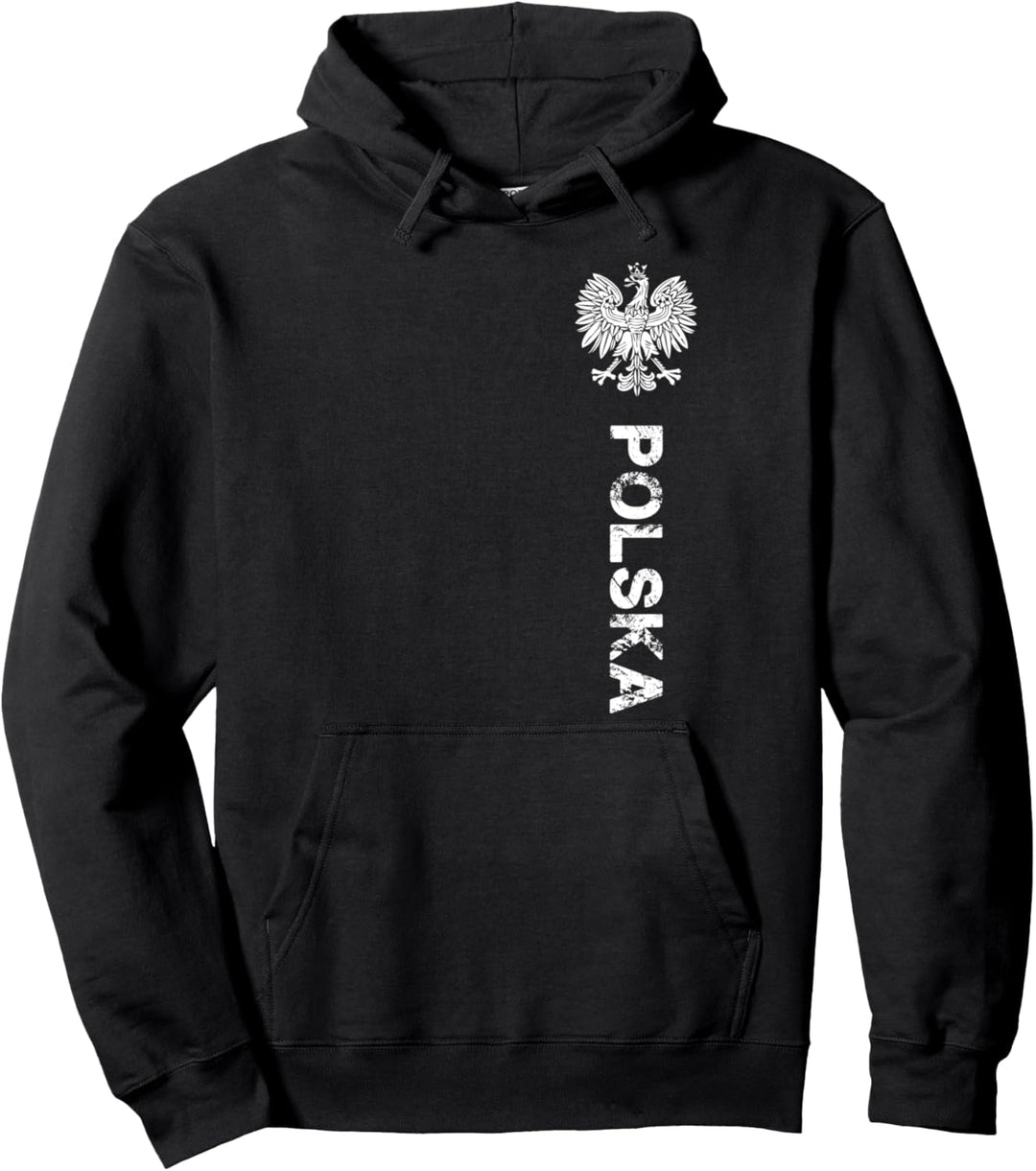 Polska T-Shirt Wappen und Adler Polen Herren Frauen Kinder Pullover Hoodie