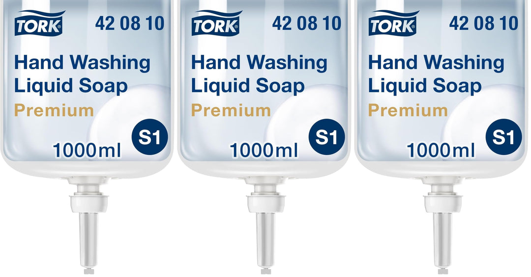 Tork reinigende Flüssigseife - 420810 - Extra hygienische, fettlösende Seife für S1/S11 Spender-Syst