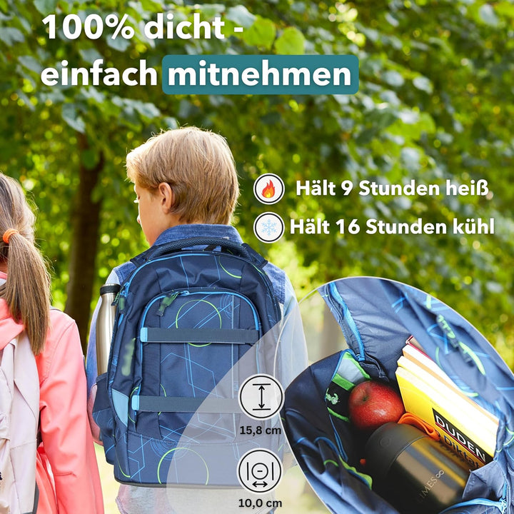 Thermobehälter für Essen - 500ml - Warmhaltebehälter für Speisen - Thermo Lunchbox Edelstahl - Essen